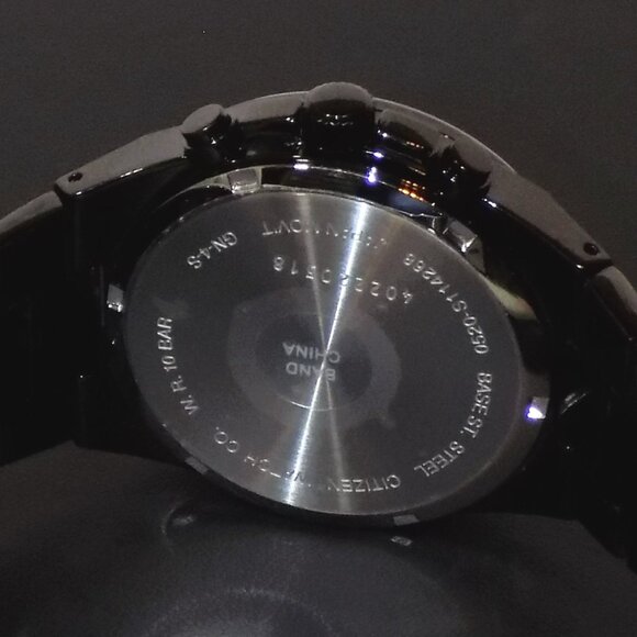 Citizen Men's Black Chronograph Tachymeter Date Watch GN-4-S, 0520-S114268 - Picture 4 of 7